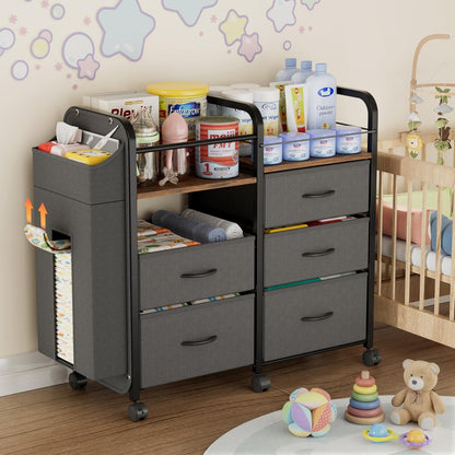 Baby Diaper Caddy Organizer Cart - Baby Organizers and Storage