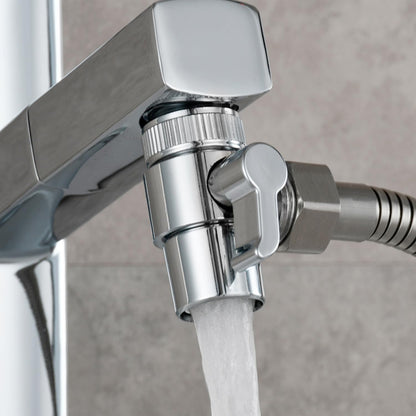 Sink Handheld Shower Kit with 9.8ft Telescopic Hose, Kitchen Bathroom Faucet Sprayer Attachment with 3 Adapters M22 M24 G1/2, for Hair Washing, Baby Shower, Pet Shower (Faucet Not Included)