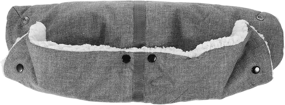 Stroller Insulated Gloves Oxford Fabric Plush Hand Muff