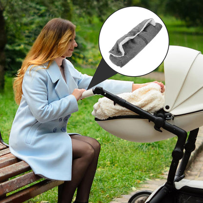 Stroller Insulated Gloves Oxford Fabric Plush Hand Muff