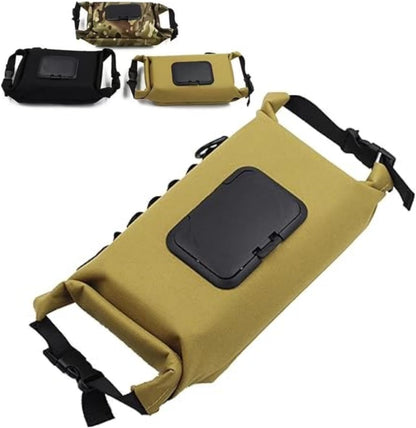 Waterproof Travel Camping Wipes Dispenser Case, Baby Wipe Dispenser, Reusable Outdoor Hanging Wet Wipe Storage Box, Portable Canvas Wipe Bag (Camouflage)