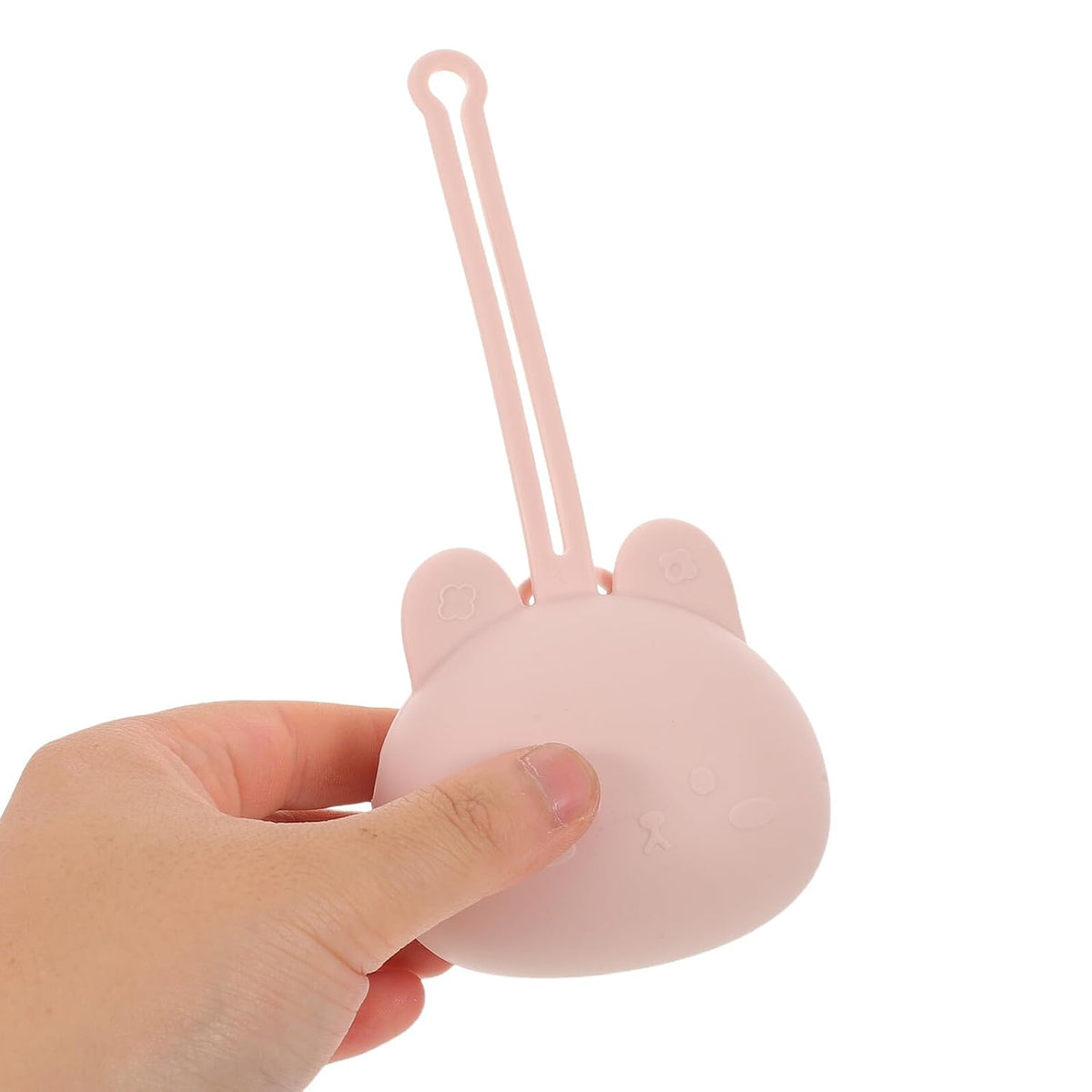 Portable Silicone Pacifier Storage Container Case for Newborns, 3pcs Soft Pacifier Holder Boxes Lid in Light Pink, Peach, and Purple, Travel-Friendly Soother Organizer for Care