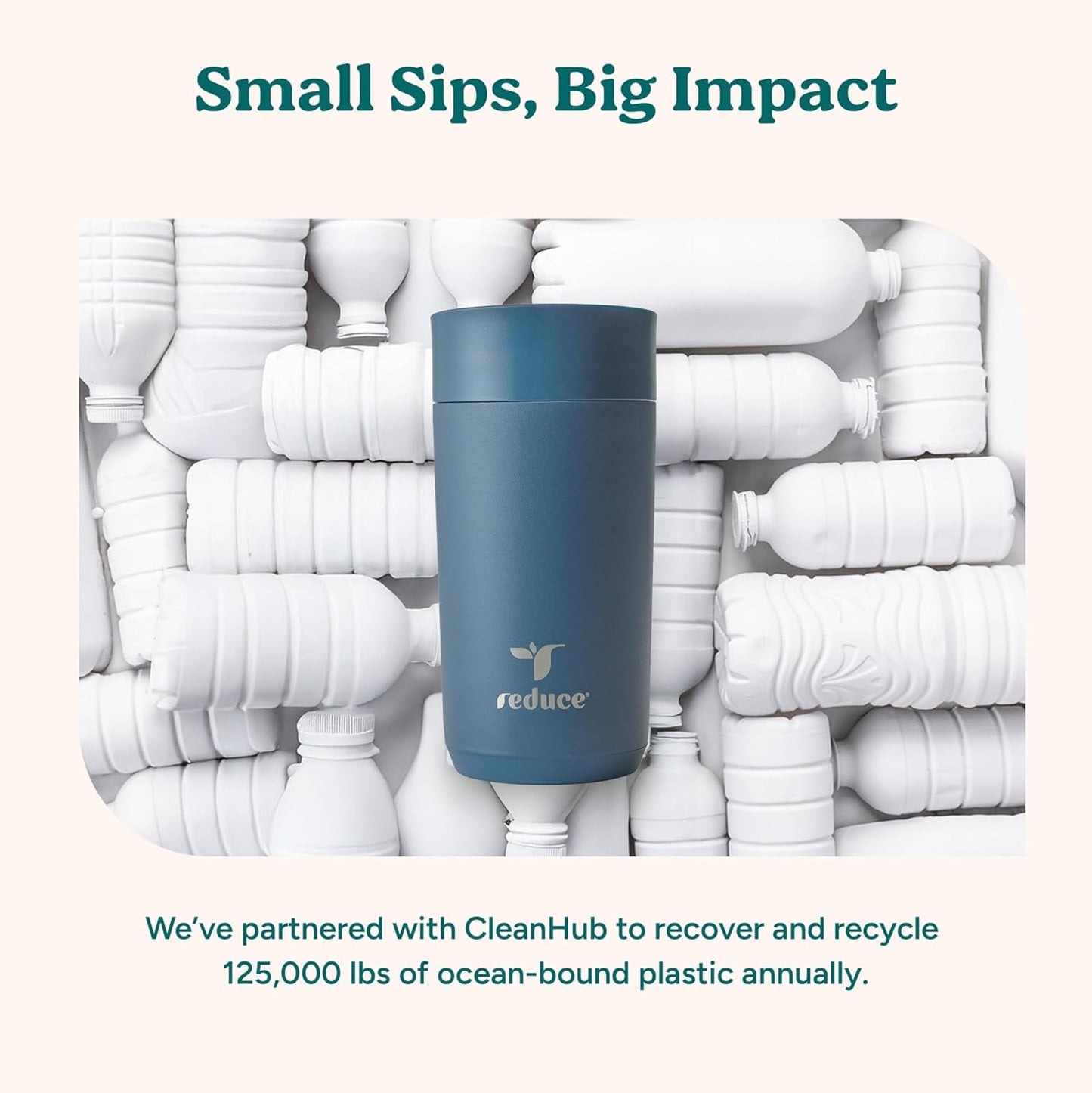 Perk 10oz Insulated Coffee Tumbler – Leak-Proof with Lockable Lid and Vacuum Insulation–Durable Stainless Steel–Fits Car Cup Holders–One-Handed Travel Mug in Sand Leopard Print - Midnight Plum