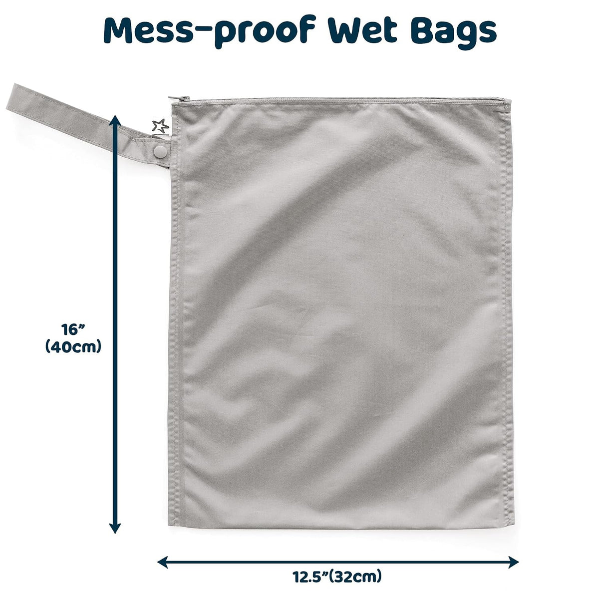 Mess Proof Wet Bags | Reusable Waterproof Wet Bags for Swimsuits | Baby Clothes | Travel & Diaper Bag (Pink, Brown Checkers) - Colors B
