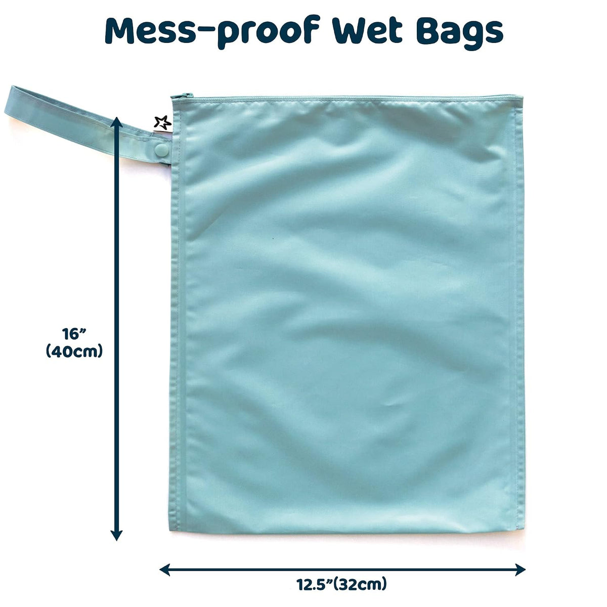 Mess Proof Wet Bags | Reusable Waterproof Wet Bags for Swimsuits | Baby Clothes | Travel & Diaper Bag (Pink, Brown Checkers) - Colors B
