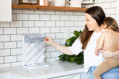 Vertical Baby Bottle Drying Rack, Space Saving Countertop Bottle Dryer