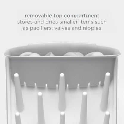 Vertical Baby Bottle Drying Rack, Space Saving Countertop Bottle Dryer