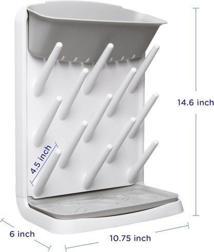 Vertical Baby Bottle Drying Rack, Space Saving Countertop Bottle Dryer