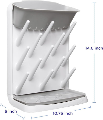 Vertical Baby Bottle Drying Rack, Space Saving Countertop Bottle Dryer