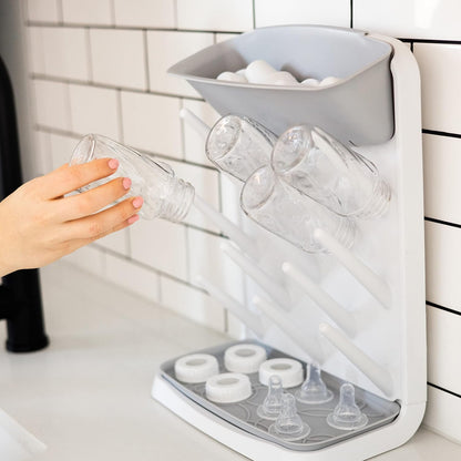 Vertical Baby Bottle Drying Rack, Space Saving Countertop Bottle Dryer