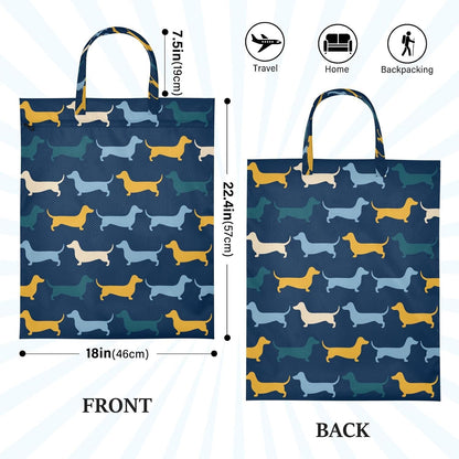 Dachshund Dogs Waterproof Travel Laundry Bag Easy Care Pack of 2