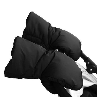Infant Stroller Hand Muffs Stroller Handlebar Gloves Winter Anti-Freeze Stroller Mittens Stroller Accessories