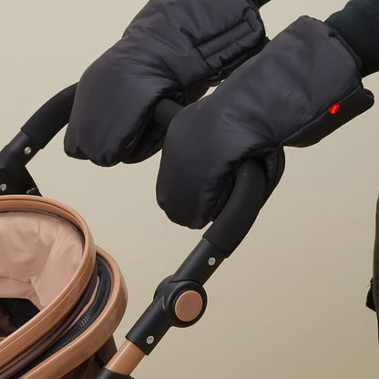 Infant Stroller Hand Muffs Stroller Handlebar Gloves Winter Anti-Freeze Stroller Mittens Stroller Accessories