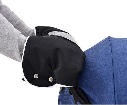 Infant Stroller Hand Muffs Stroller Handlebar Gloves Winter Anti-Freeze Stroller Mittens Stroller Accessories
