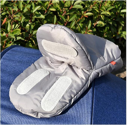 Infant Stroller Hand Muffs Stroller Handlebar Gloves Winter Anti-Freeze Stroller Mittens Stroller Accessories