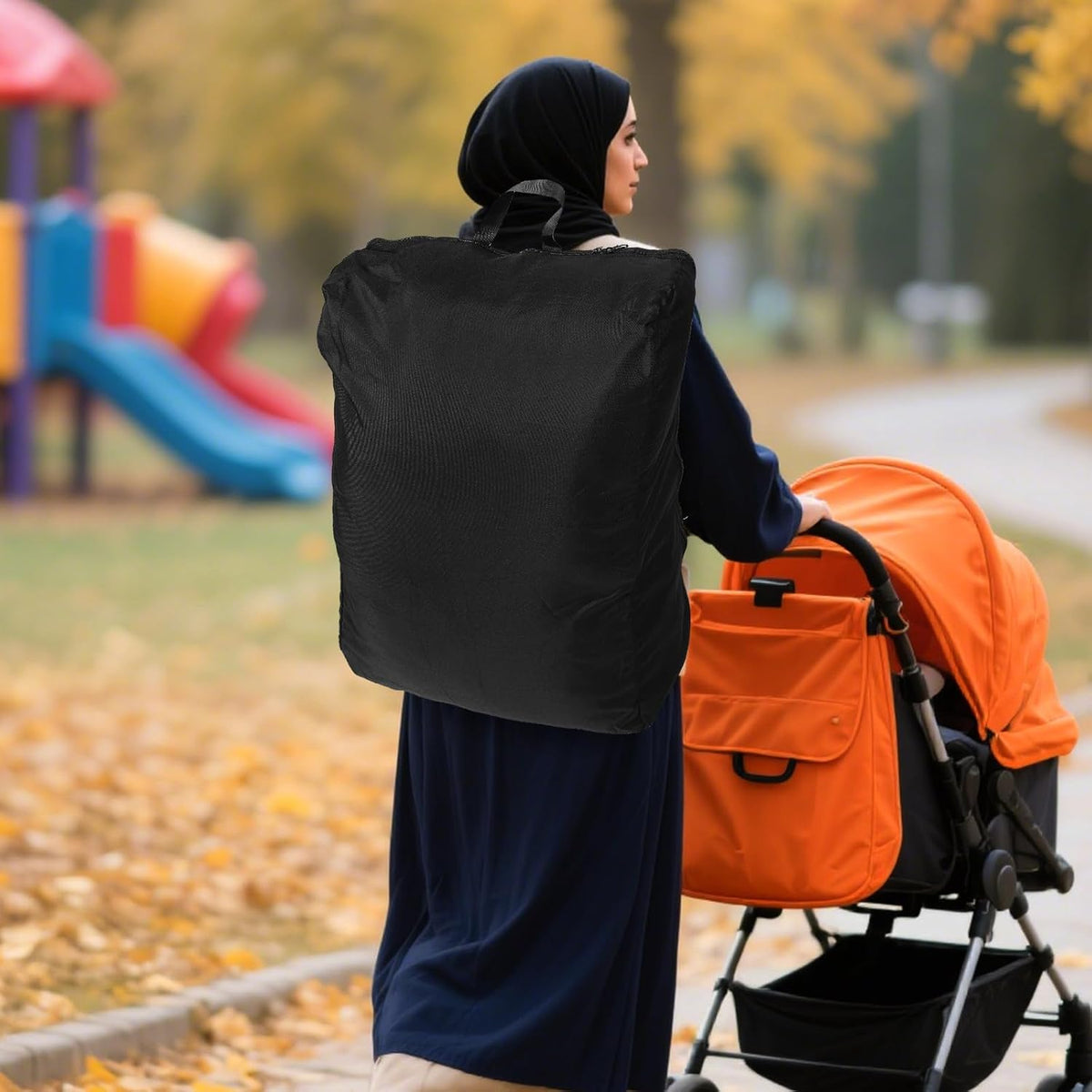 Stroller Travel Bag for Pushchair and Pram, Oxford Cloth