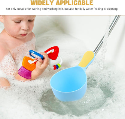 3pcs Mug with Ergonomic Nonslip Handle for Comfortable Shampooing and Hair Washing, Pp Material Rinse Cup Designed for Newborns, Bathing Accessory for Skin