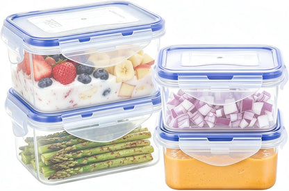 Round Food Storage Containers, 1.25 cup 10 oz, 12-Piece