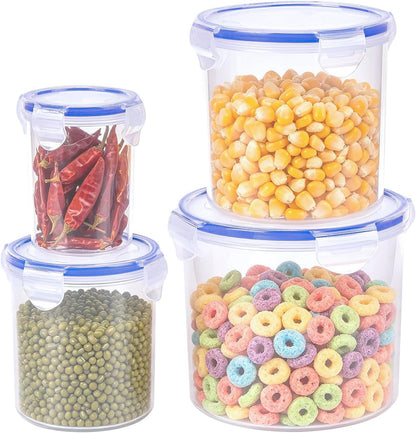Round Food Storage Containers, 1.25 cup 10 oz, 12-Piece