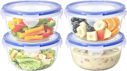 Round Food Storage Containers, 1.25 cup 10 oz, 12-Piece