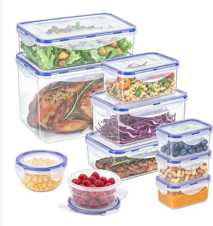 Round Food Storage Containers, 1.25 cup 10 oz, 12-Piece