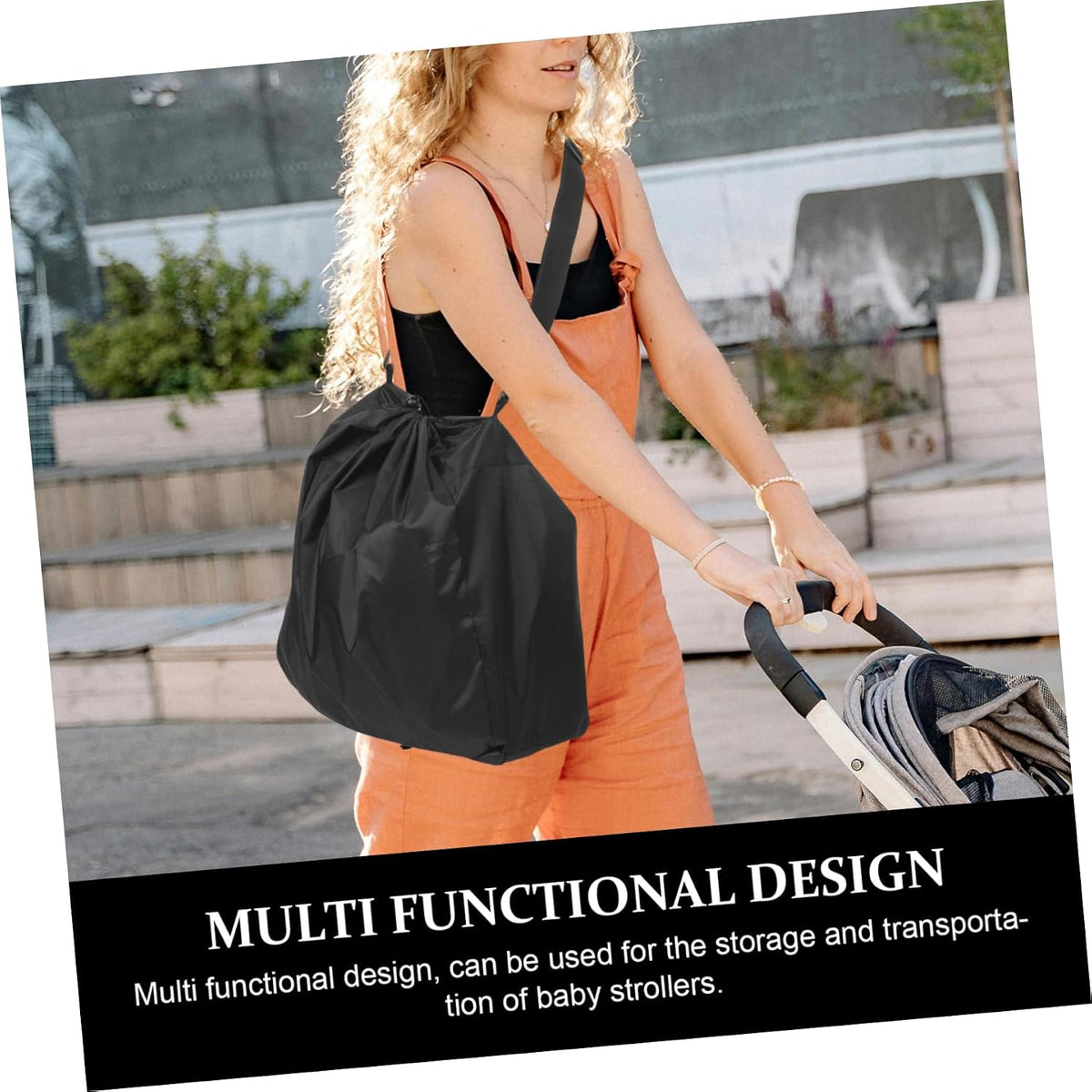 Stroller Bag for Travel Durable with Fit Protective Storage Case for Airplane Gate Check Compact Design