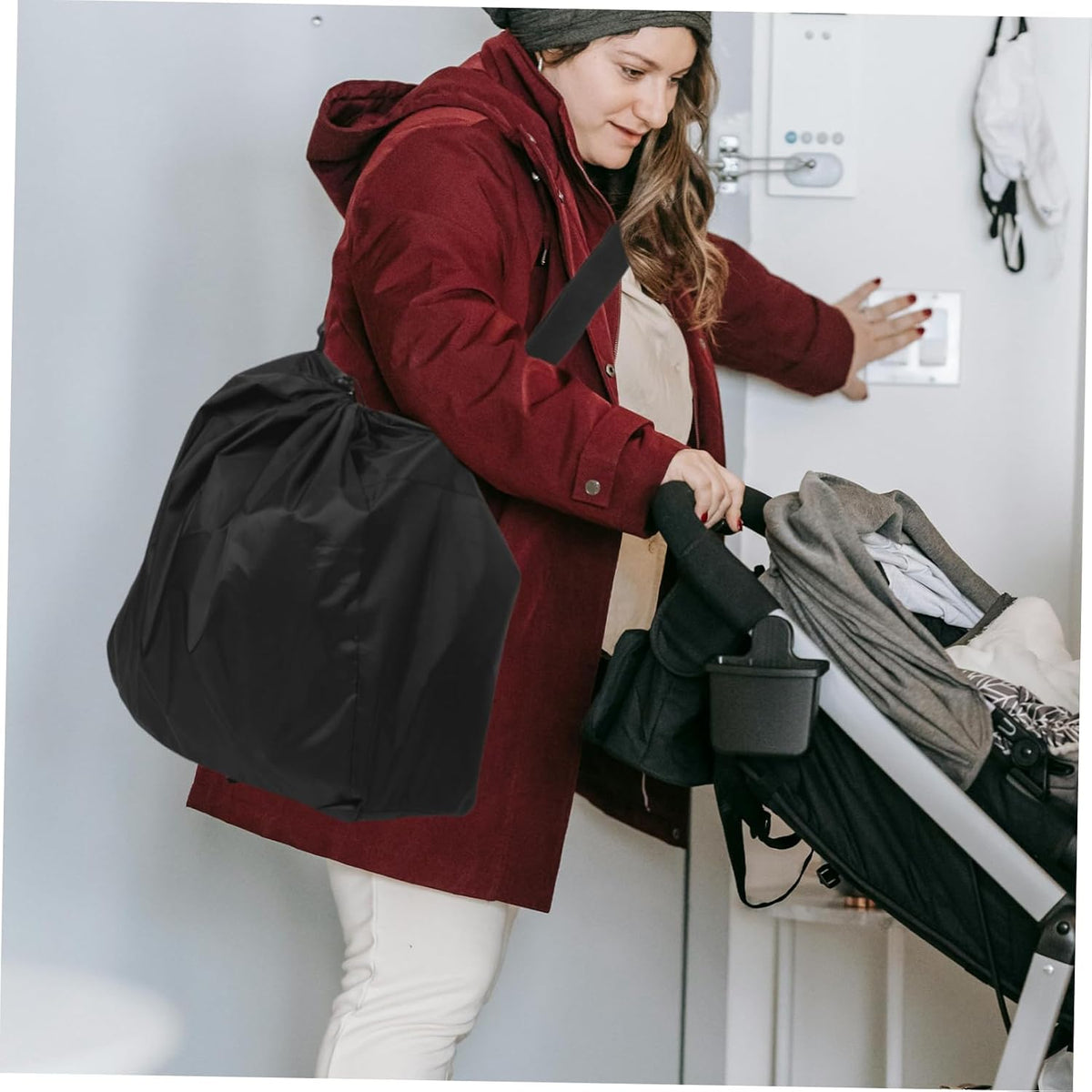 Stroller Bag for Travel Durable with Fit Protective Storage Case for Airplane Gate Check Compact Design