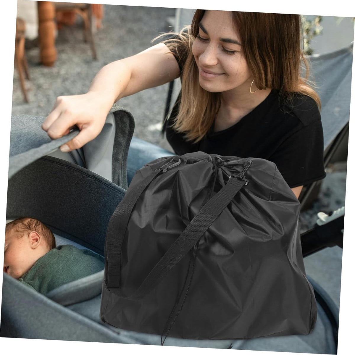 Stroller Bag for Travel Durable with Fit Protective Storage Case for Airplane Gate Check Compact Design