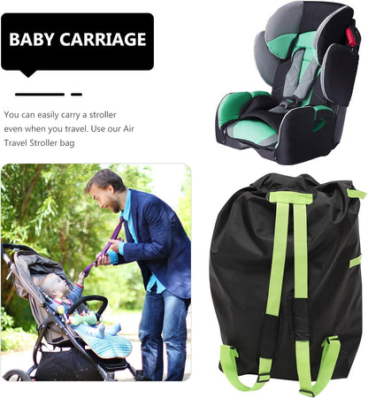 Stroller Travel Bag and Gate Check Stroller Cover for Airplane Travel Water-resistant Lightweight Carrier with Large Capacity for Umbrella