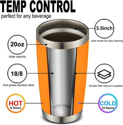 20oz Stainless Steel Tumbler Bulk Double Wall Vacuum Coffee Cup Insulated Travel Mug with Lid and Straw Durable Powder Coated Insulated Coffee Cup for Cold & Hot Drinks (silver, 4 pack