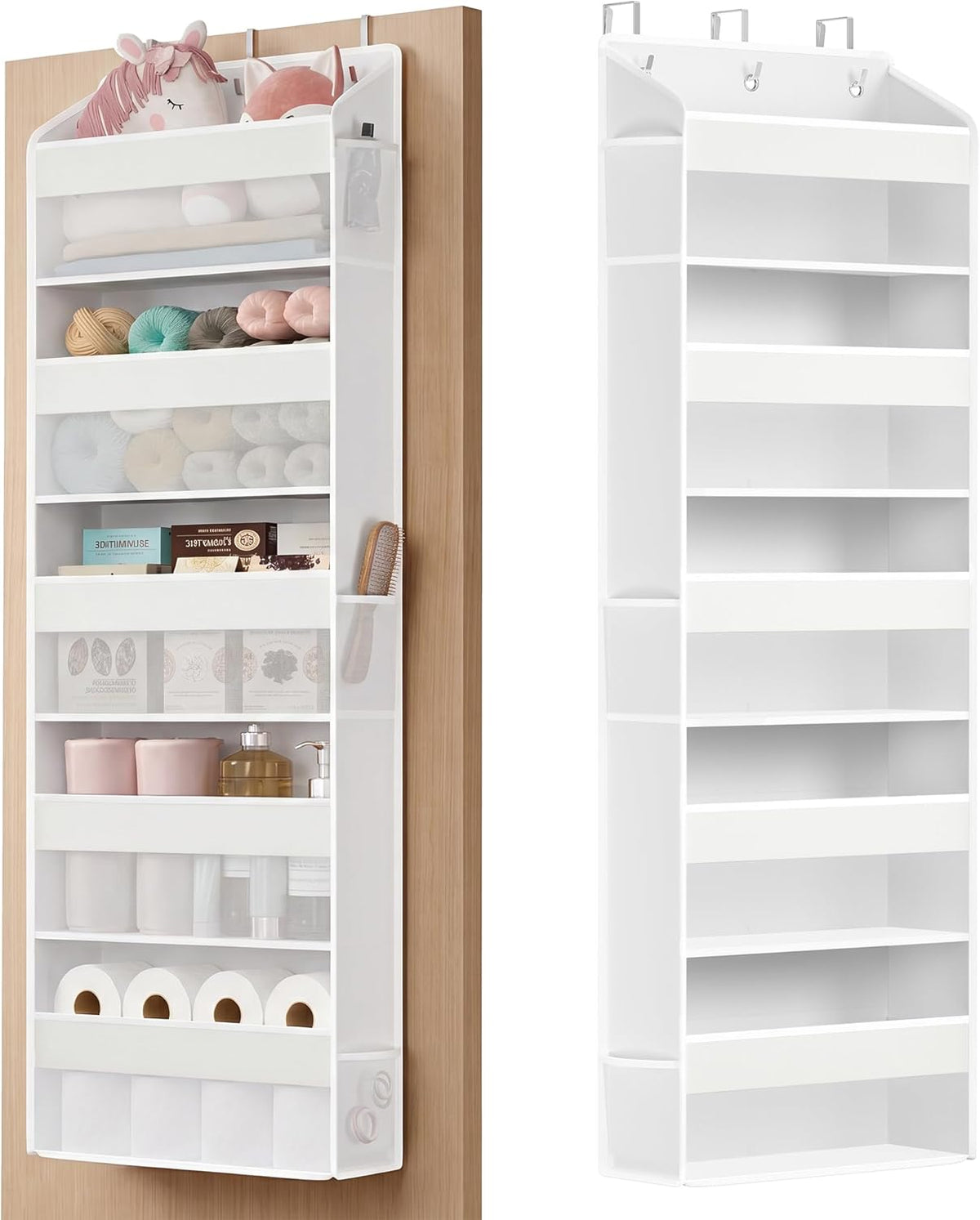 SONGMICS 5-Tier Over-the-Door Organizer, Extra Large Hanging Storage Shelf