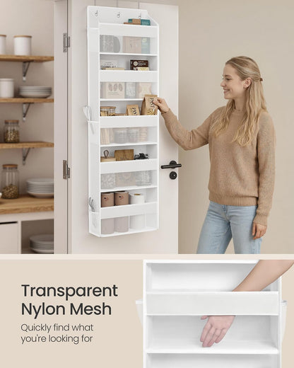 SONGMICS 5-Tier Over-the-Door Organizer, Extra Large Hanging Storage Shelf