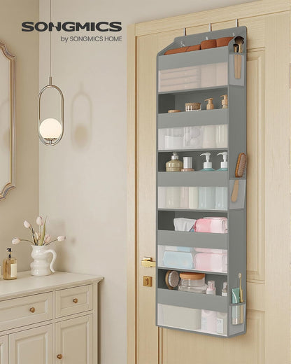 SONGMICS 5-Tier Over-the-Door Organizer, Extra Large Hanging Storage Shelf
