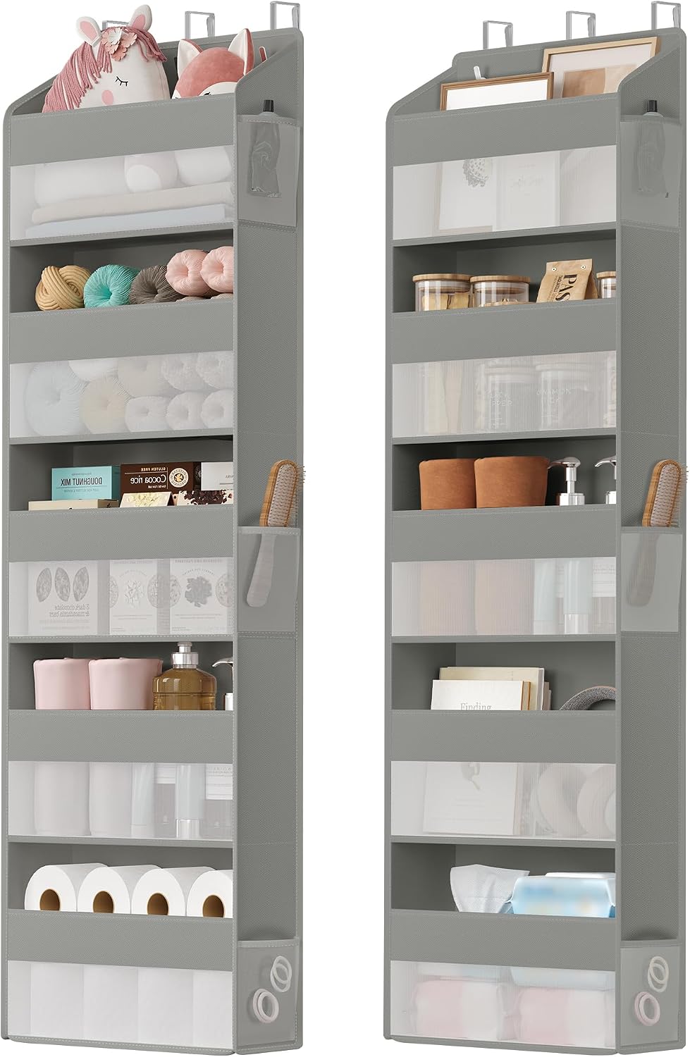 SONGMICS 5-Tier Over-the-Door Organizer, Extra Large Hanging Storage Shelf