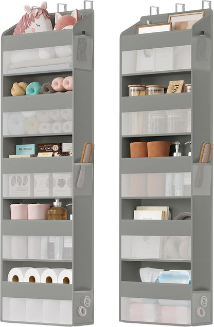 SONGMICS 5-Tier Over-the-Door Organizer, Extra Large Hanging Storage Shelf