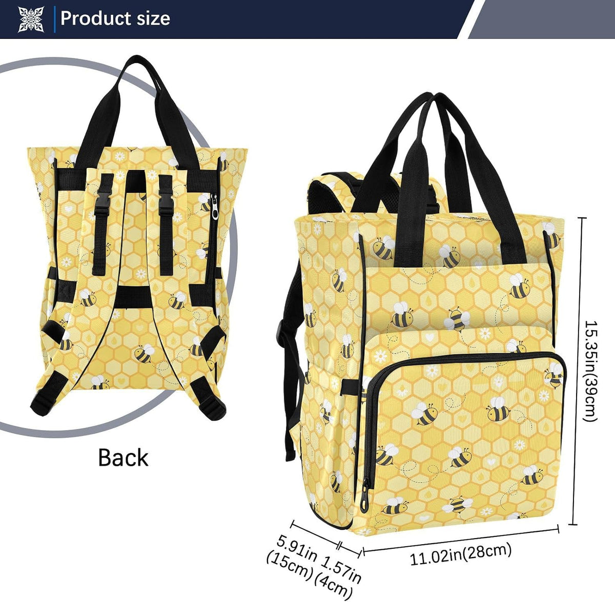 Leopard Light Gray Diaper Bag Backpack Insulated Pockets Organizer Bag Diaper Backpack for Boy Girl Unisex Baby Women Travel - Colors B