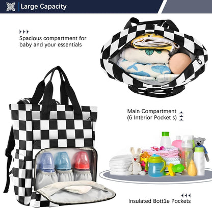 Leopard Light Gray Diaper Bag Backpack Insulated Pockets Organizer Bag Diaper Backpack for Boy Girl Unisex Baby Women Travel - Colors B