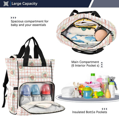 Leopard Light Gray Diaper Bag Backpack Insulated Pockets Organizer Bag Diaper Backpack for Boy Girl Unisex Baby Women Travel - Colors B