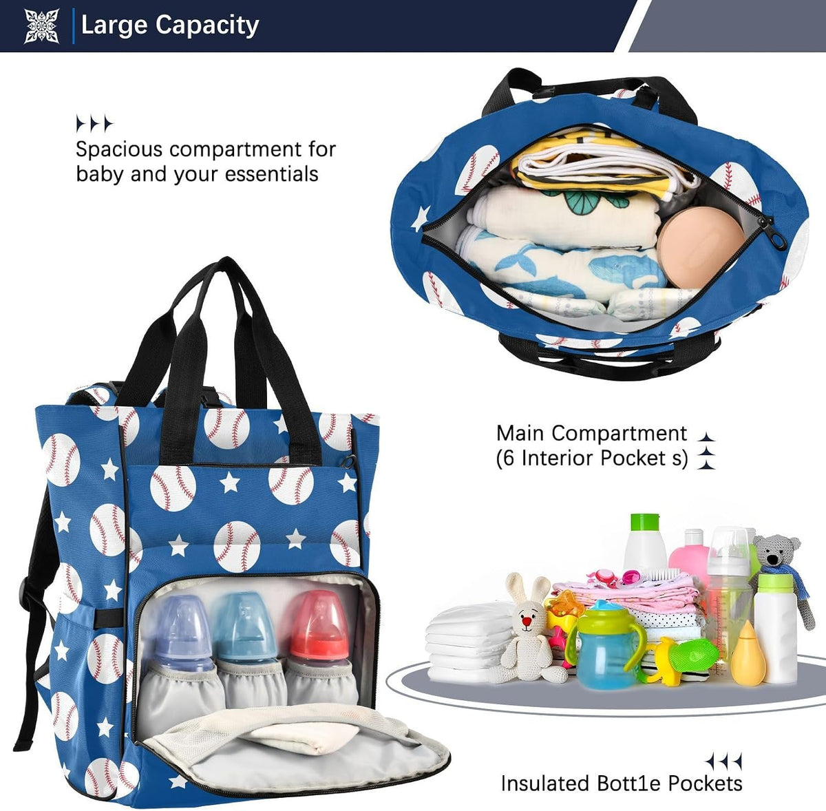 Leopard Light Gray Diaper Bag Backpack Insulated Pockets Organizer Bag Diaper Backpack for Boy Girl Unisex Baby Women Travel - Colors B