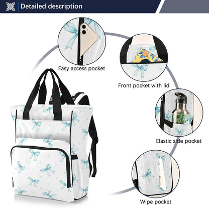 Leopard Light Gray Diaper Bag Backpack Insulated Pockets Organizer Bag Diaper Backpack for Boy Girl Unisex Baby Women Travel - Colors B