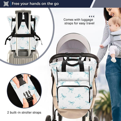 Leopard Light Gray Diaper Bag Backpack Insulated Pockets Organizer Bag Diaper Backpack for Boy Girl Unisex Baby Women Travel - Colors B
