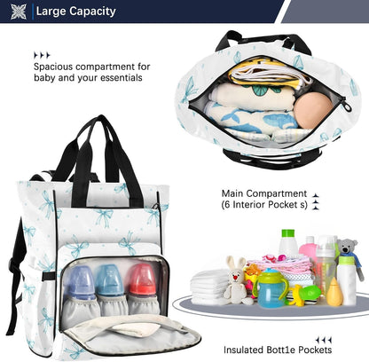 Leopard Light Gray Diaper Bag Backpack Insulated Pockets Organizer Bag Diaper Backpack for Boy Girl Unisex Baby Women Travel - Colors B