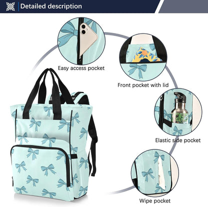 Leopard Light Gray Diaper Bag Backpack Insulated Pockets Organizer Bag Diaper Backpack for Boy Girl Unisex Baby Women Travel - Colors B