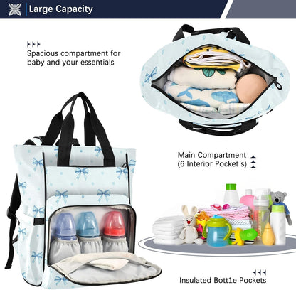 Leopard Light Gray Diaper Bag Backpack Insulated Pockets Organizer Bag Diaper Backpack for Boy Girl Unisex Baby Women Travel - Colors B