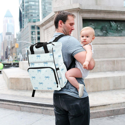 Leopard Light Gray Diaper Bag Backpack Insulated Pockets Organizer Bag Diaper Backpack for Boy Girl Unisex Baby Women Travel - Colors B