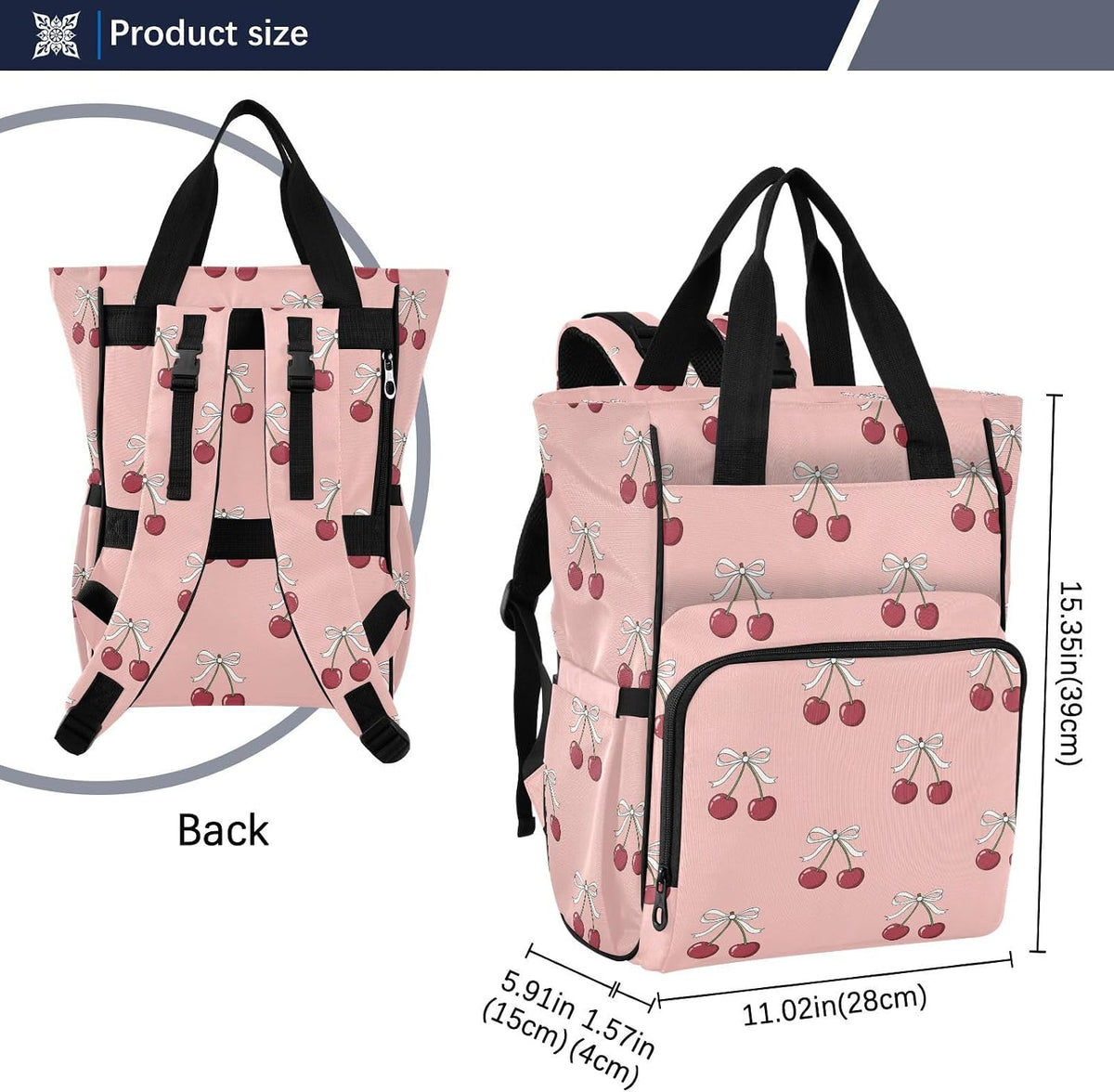 Leopard Light Gray Diaper Bag Backpack Insulated Pockets Organizer Bag Diaper Backpack for Boy Girl Unisex Baby Women Travel - Colors B