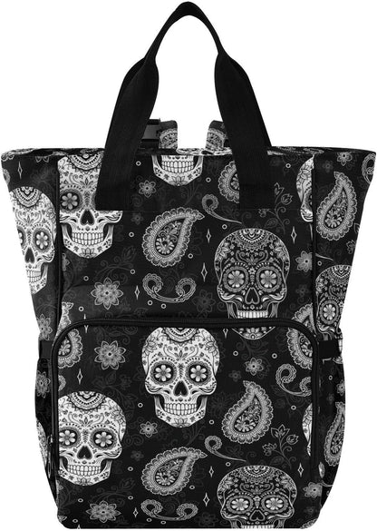Leopard Light Gray Diaper Bag Backpack Insulated Pockets Organizer Bag Diaper Backpack for Boy Girl Unisex Baby Women Travel - Colors B