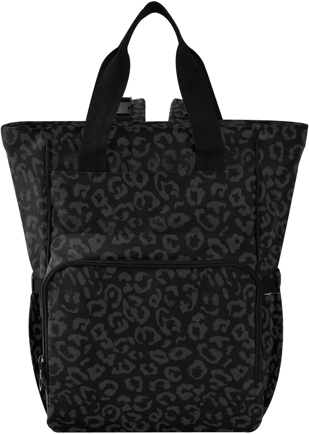 Leopard Light Gray Diaper Bag Backpack Insulated Pockets Organizer Bag Diaper Backpack for Boy Girl Unisex Baby Women Travel - Colors B