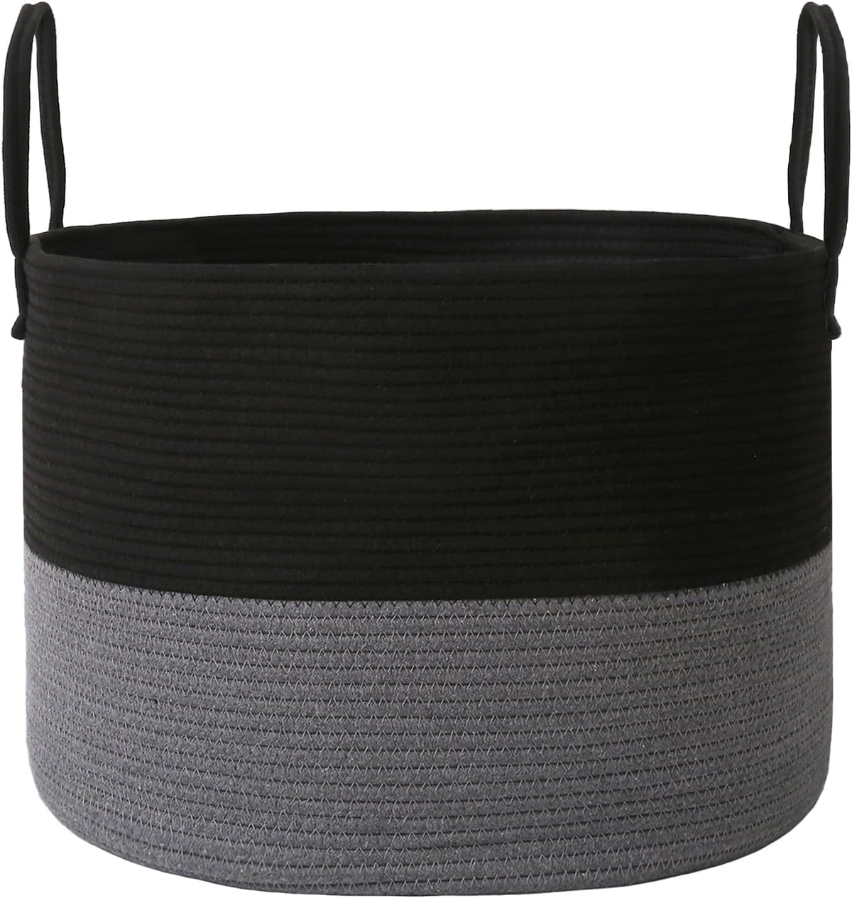 65L Extra Large Machine Washable Cotton Rope Blanket Basket