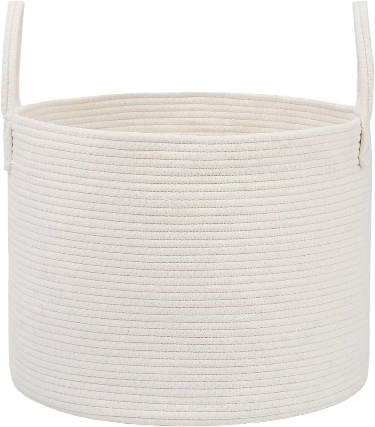 65L Extra Large Machine Washable Cotton Rope Blanket Basket